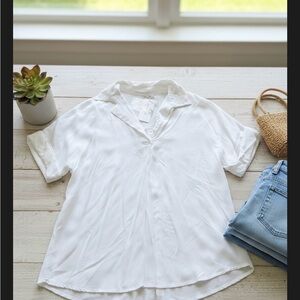 Elegant White Women's Top